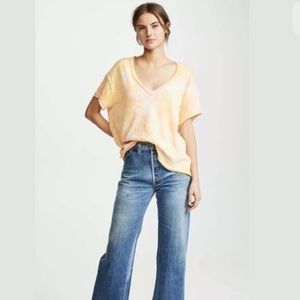 -NWT- free people all mine oversized tie dye top